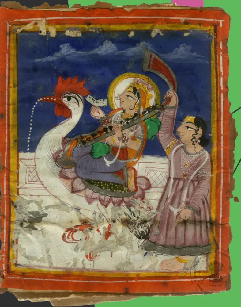 Published image from page 116 of Birdspotting: Gliding Through Indian Visual Culture