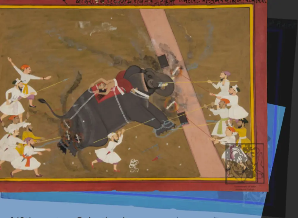 Published image from page 169 of The Elephant Carries the Sky