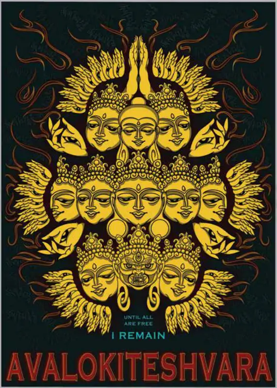 Illustration from Avalokiteshvara: Poster