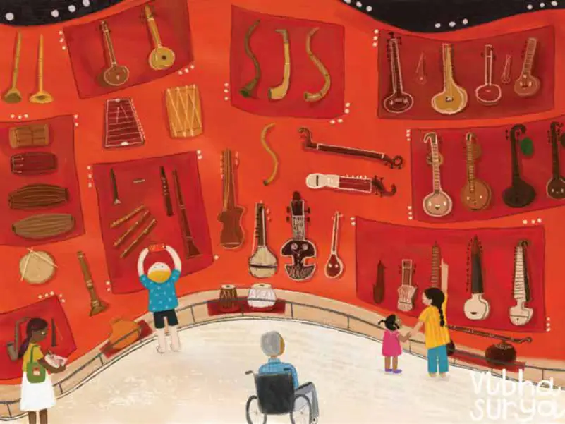 Illustration from The Indian Music Experience Museum