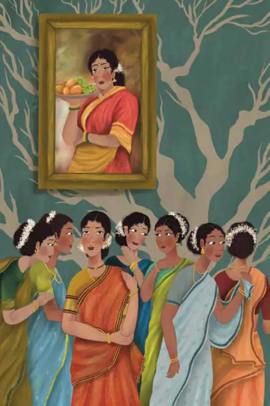 Illustration from The Living Thread