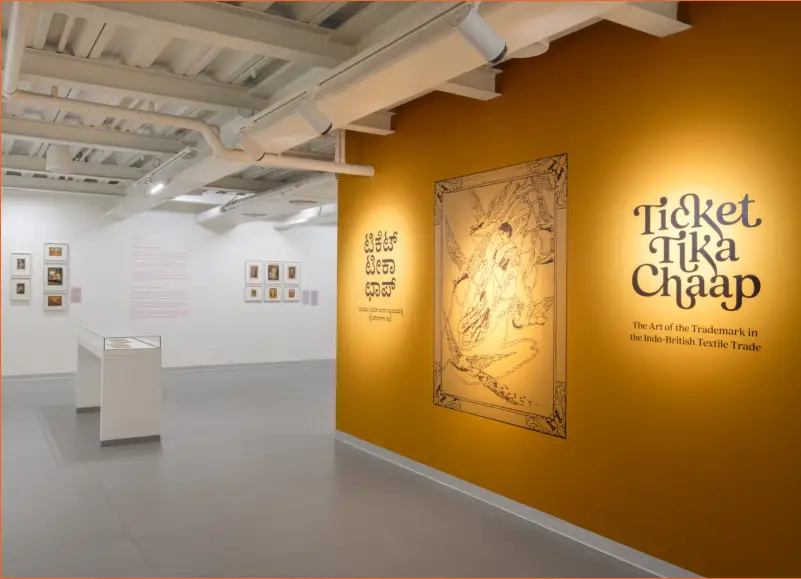 Illustration from Ticket Tika Chaap: The Art of the Trademark in Indo-British Textile Trade