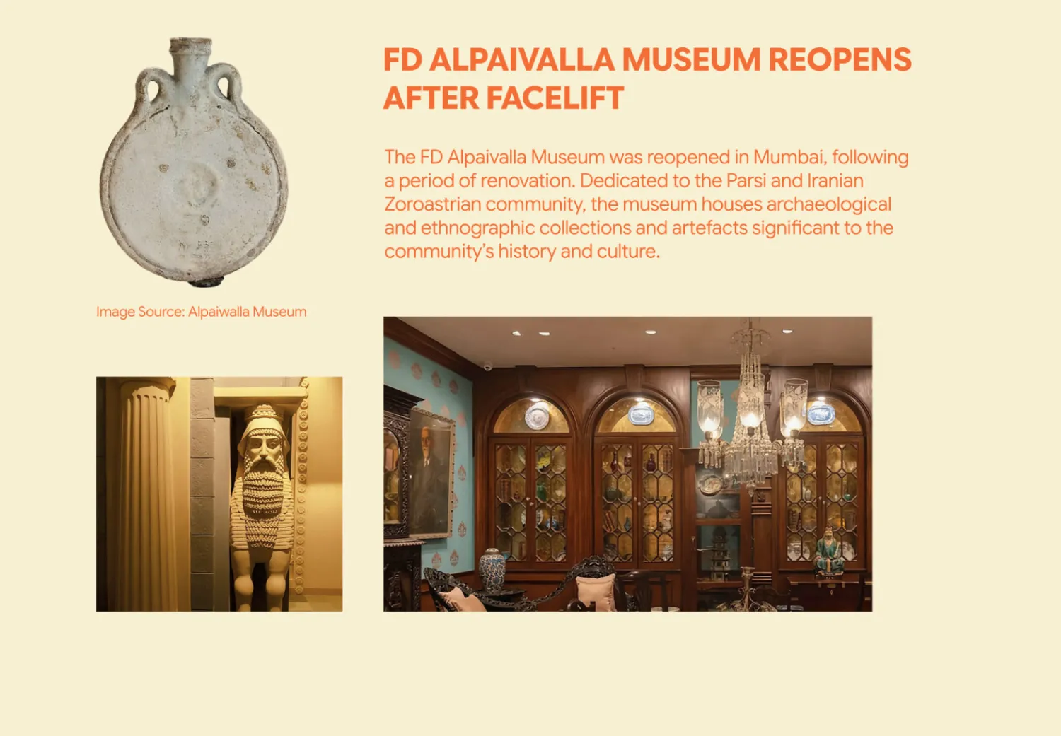 Published report: FD Alpaiwalla Museum Reopens After Facelift