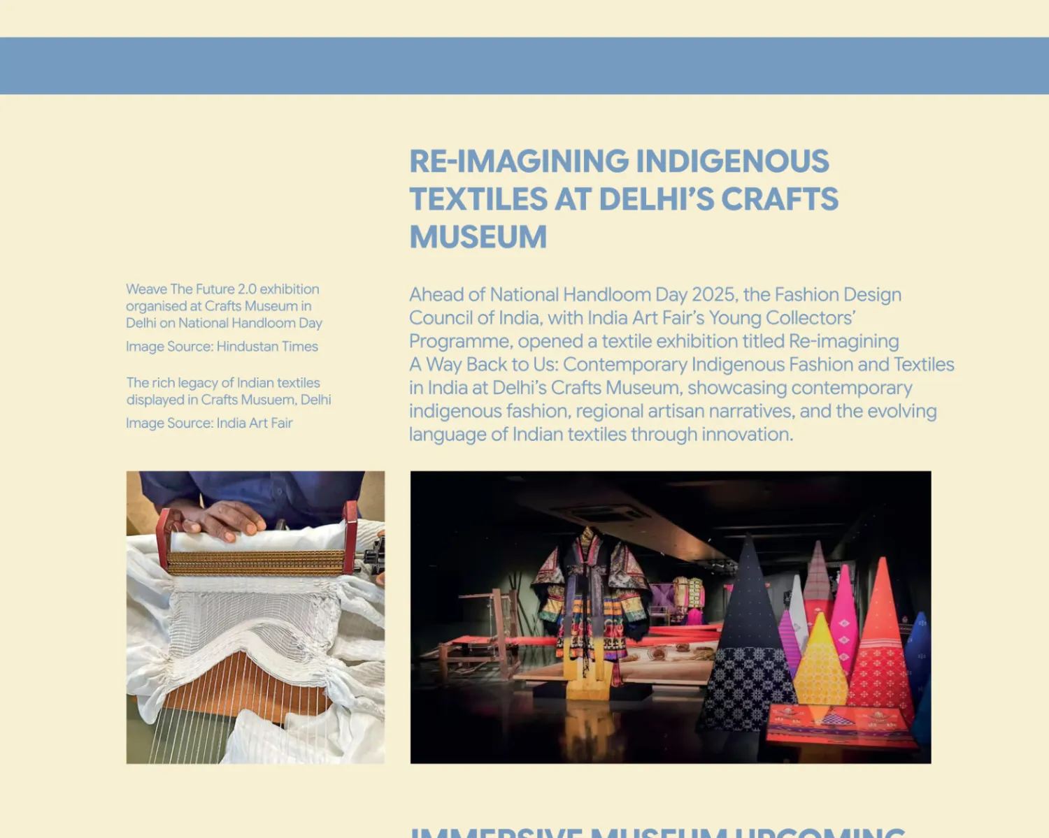 Published report: Re-imagining Indigenous Textiles at Delhi’s Crafts Museum