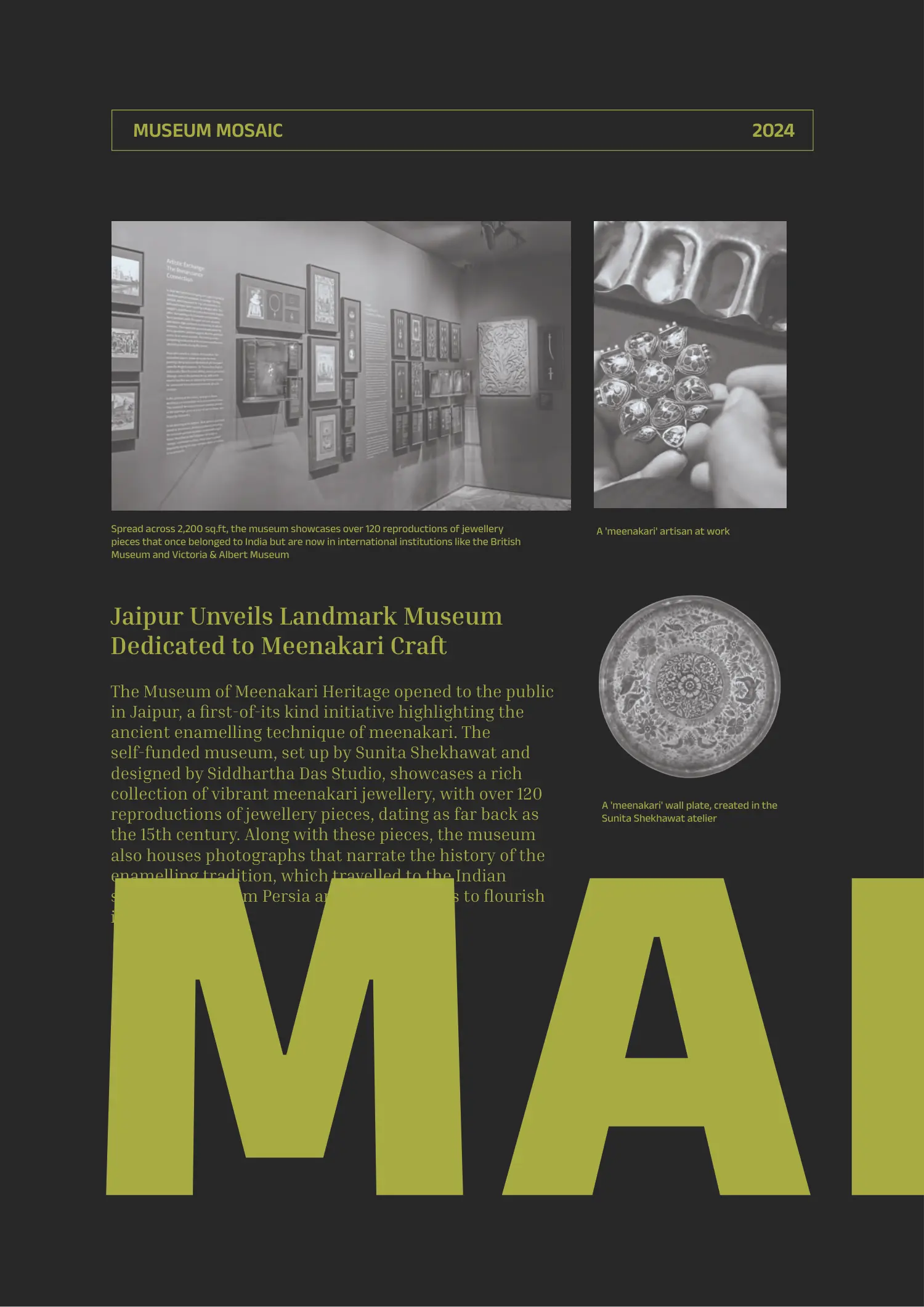 Illustration from Jaipur Unveils Landmark Museum Dedicated to Meenakari Craft
