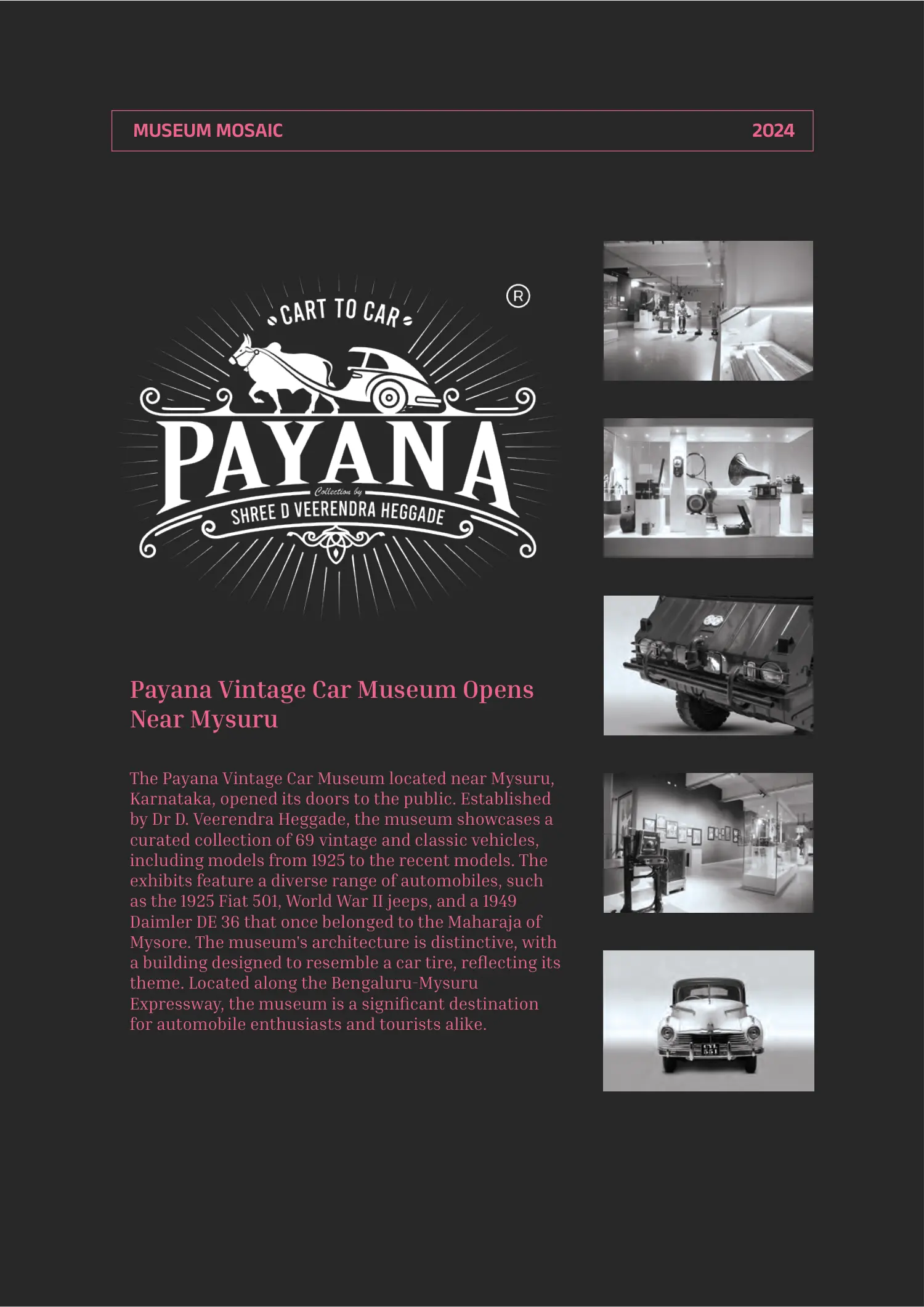 Illustration from Payana Vintage Car Museum Opens Near Mysuru