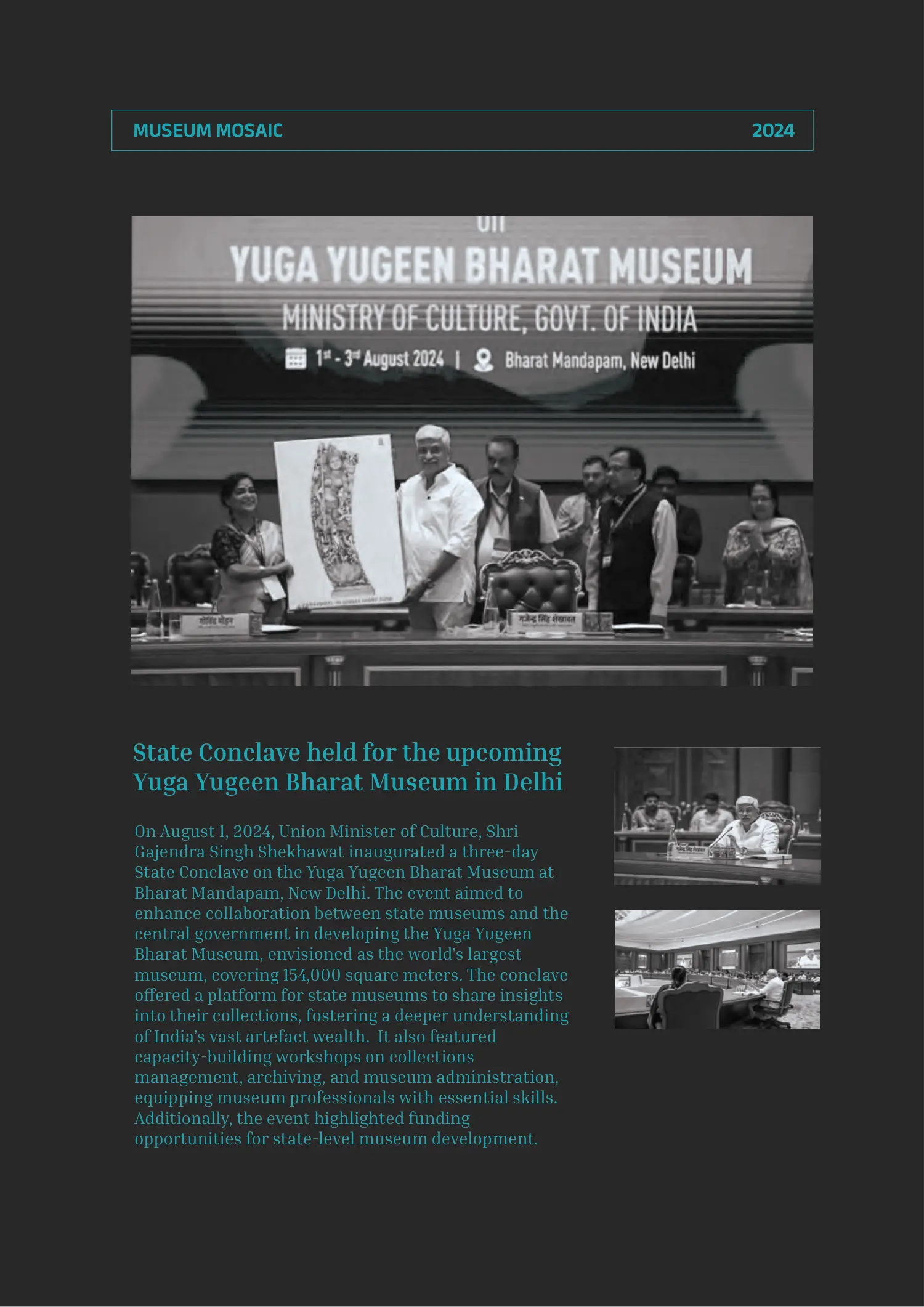 Illustration from State Conclave held for the upcoming Yuga Yugeen Bharat Museum in Delhi