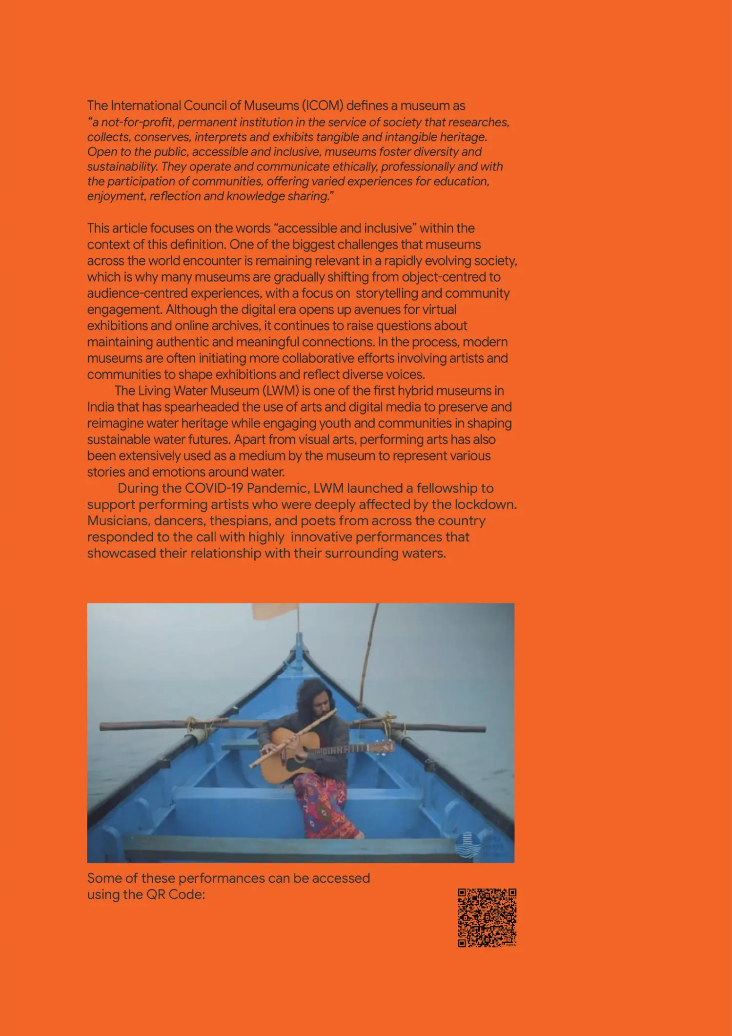 Published image from page 255 of The Role of Performing Arts in Museum Making