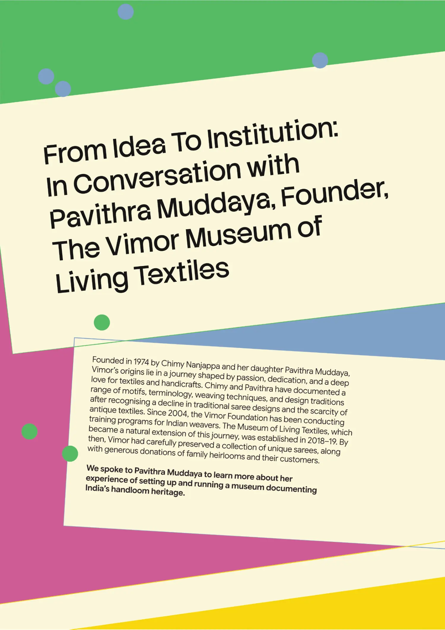 Published image from page 262 of From Idea To Institution: In Conversation with Pavithra Muddaya, Founder, The Vimor Museum of Living Textiles