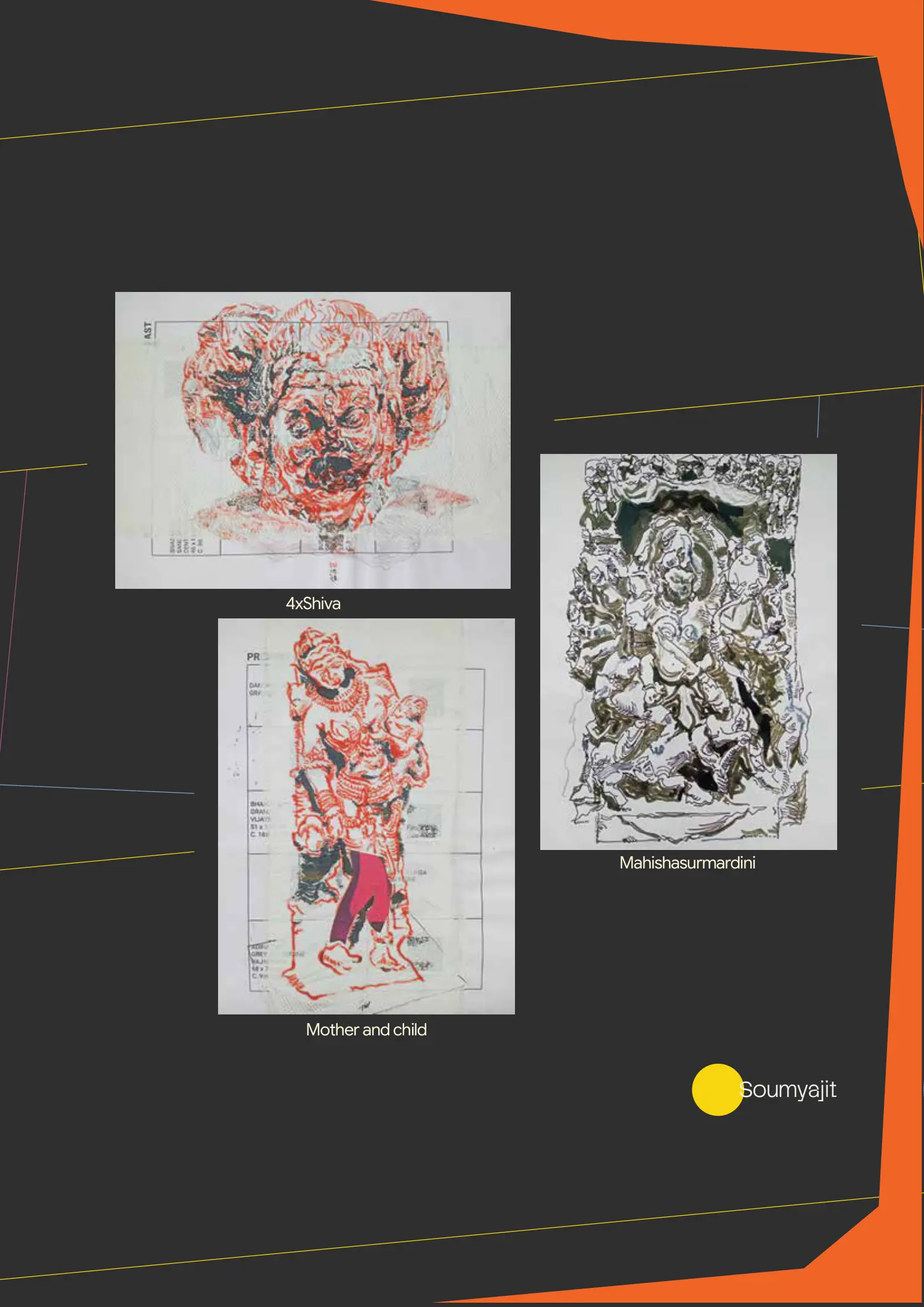 Published image from page 367 of 4xShiva, Mahishasurmardini, Mother and Child