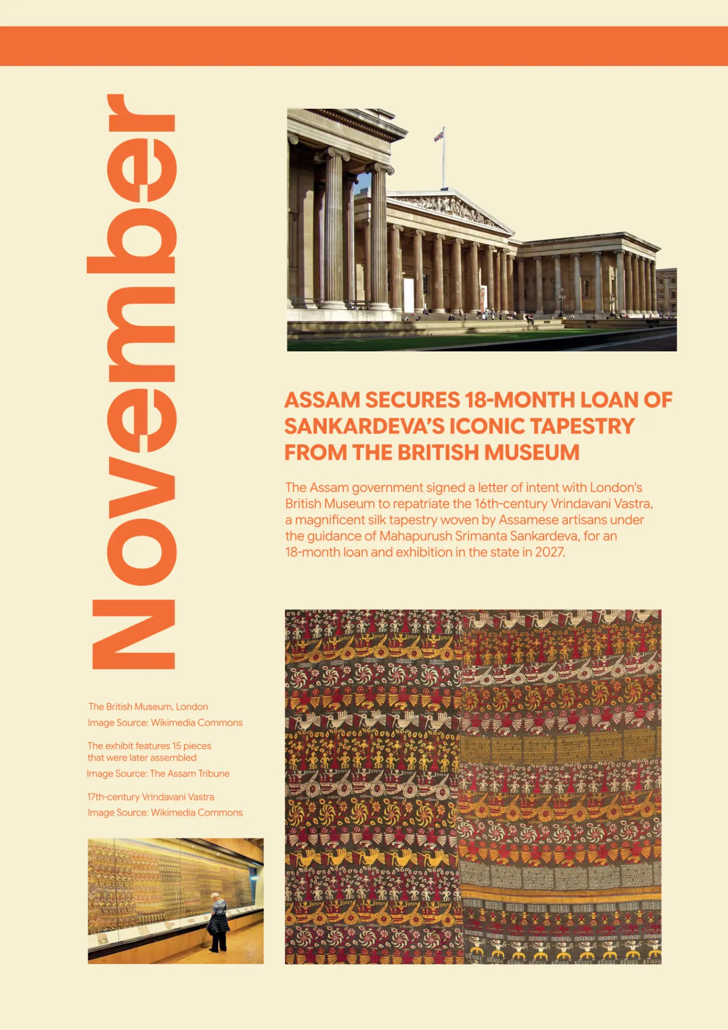 Published image from page 45 of Assam Secures 18-Month Loan of Sankardeva’s Iconic Tapestry from the British Museum