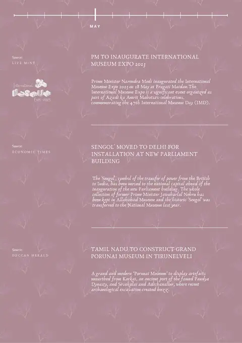 Illustration from PM TO INAUGURATE INTERNATIONAL MUSEUM EXPO 2023