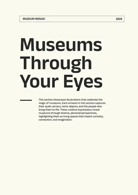 Illustration from Museums Through Your Eyes