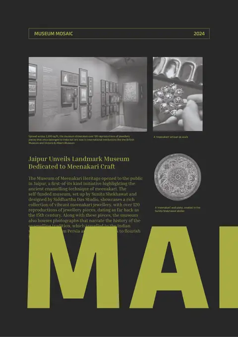 Illustration from Jaipur Unveils Landmark Museum Dedicated to Meenakari Craft