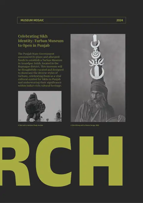 Illustration from Celebrating Sikh Identity: Turban Museum to Open in Punjab