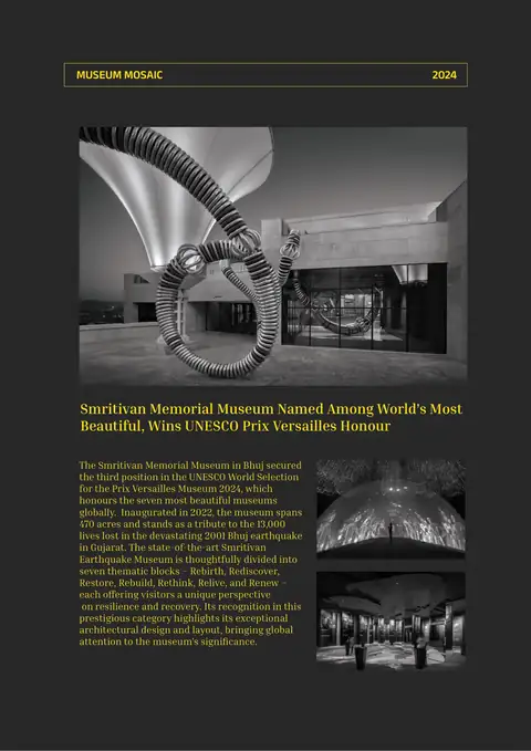 Illustration from Smritivan Memorial Museum Named Among World’s Most Beautiful, Wins UNESCO Prix Versailles Honour