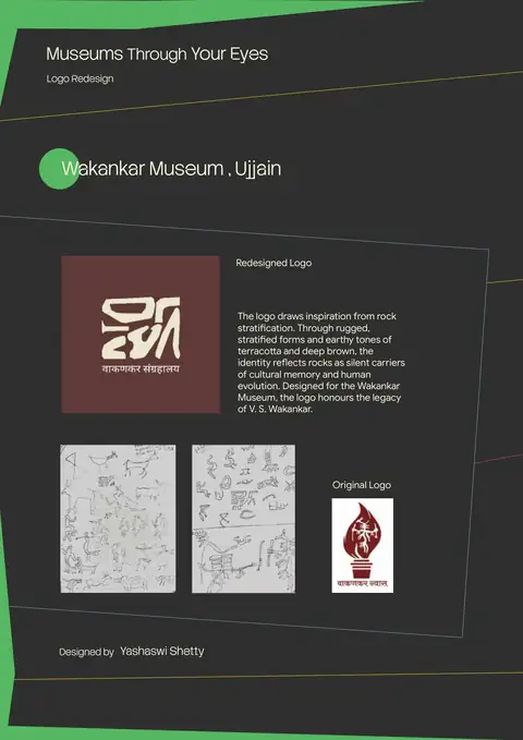 Illustration from Wakankar Museum: Logo Redesign