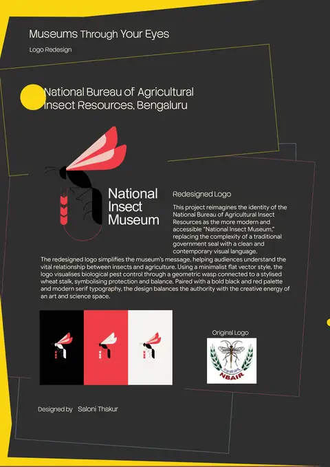 Illustration from National Bureau of Agricultural Insect Resources: Logo Redesign